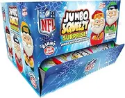 Party Animal Jumbo Santa Squeezy Surprise! Gravity Fill Display Includes (18) Giant Capsules SqueezyMates NFL Series 1 Figure, Multicolor, 4 inch Tall