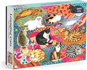 Galison 9780735382510 Lounging Cats Puzzle (1000-Pieces)