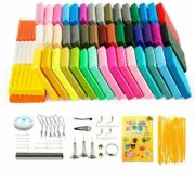 Soft Clay 50 Colors DIY Toys Air Dry Polymer Plasticine Safe Craft Oven Bake