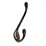 Amerock Caramel Bronze Large Coat or Robe Wall Hook Double Prong H55451CBZ