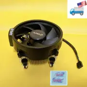 New Genuine AMD 712-000052 Wraith Stealth Socket AM4, 4pin PWM PC CPU Cooler Fan