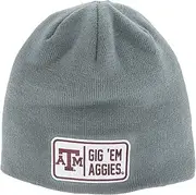 Zephyr NCAA Officially Licensed Beanie Edge Patch Defer Gray
