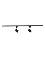 [Oriel Lighting] Track Kit Baril 2lt Spot Light in Black