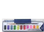 Water Colour Paints Sets - 12 Colors Travel Watercolor Set | Portable Watercolour Paint Kit with Brush | Kids Water Color Kit Drawing Supplies for Kids Adults Teens