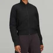 #226 NWT Lululemon Non-Stop Bomber Jacket Black Sz 8 (Has logo)