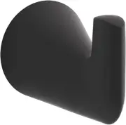 Modern Robe Hooks, Matte Black