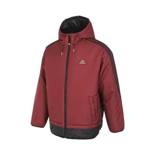 【ADIDAS】Y24 RVSB PD JKT 羽絨外套 男 雙面外套 紅/黑-IW4037