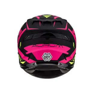 【SOL Helmets】SF-6全罩式安全帽 (超新星_消光黑/粉黃) ｜ SOL安全帽官方商城