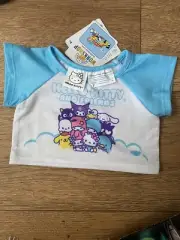 Sanrio Build A Bear Hello Kitty & Friends Tshirt, accessories
