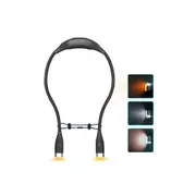 LED Neck Book Light USB Rechargeable Hands Free Reading Light Flexible Soft Silicone Arms Comfortable Light