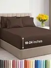 Extra Deep Pocket Sheets - 6 Piece Sheet Set - Cal King Size Sheets Deep Pocket