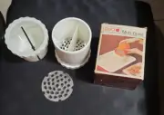 NEW Old Stock Eva MULTI-GRATER 2 Stainless Blades Nuts, Seeds, Herbs, Cheese