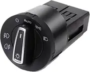 Car Auto Light Switch Compatible with VW for Jetta A5 MK5 for Bora GLI 2006 2007 2008 2009 2010 Headlight Automatic Switch 1C0941531 3BD941531 3BD941531A(14pin)