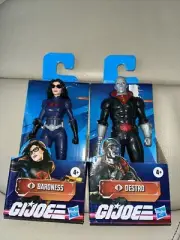 G.I. Joe: BARONESS & DESTRO 5.5" Action Figures! (2022, Hasbro)