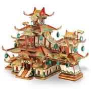 3d Metal Puzzle Yihong Garden Model Kits Diy Building Kit for Adult Jigsaw Toy Best Birthday Gift for Teens