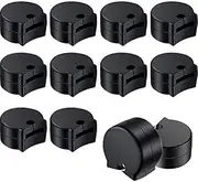 Patelai 12 Pack Rubber Clarinet Thumb Rest Cushion Protector Fit for Most Clarinet, Black