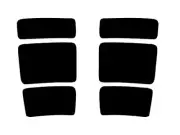 Rvinyl Tail Light Tint Covers Fits Isuzu Amigo 1989-1994