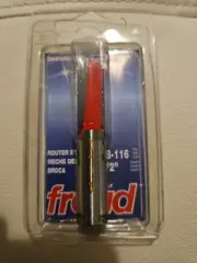 18-116 FREUD ROUND NOSE CARBIDE TIPPED ROUTER BIT, 1/2", NEW