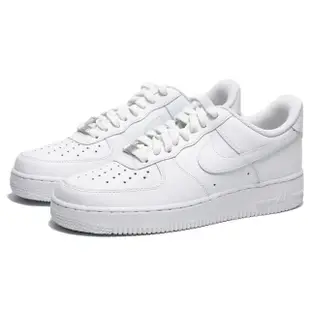 【NIKE 耐吉】休閒鞋 AIR FORCE1 AF1 白F 全白 基本款 經典款 男(CW2288-111)