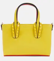 [Christian Louboutin] Christian Louboutin Cabata Nano patent leather tote bag One Size yellow
