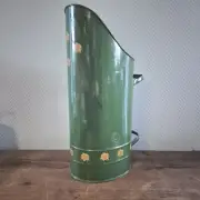 Antique DUTCH Coal Ash Scuttle Fireplace Bucket Umbrella stand Kolenkit Art