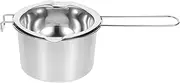 2Pcs Stainless Steel Wax Melting Pot Durable Candle Kit for DIY Candle Making Easy to Clean Melting Bowl with Handle Present for Craft Enthusiasts