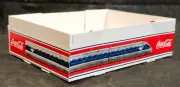 Amtrak Train Coke Coca-Cola Lunch Snack Dinner Tray Box Carrier Railway Railroad