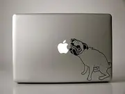 Pug Decal for 13" Laptop