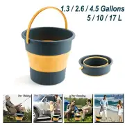 Collapsible Bucket Portable Cleaning Bucket with Handle Multifunctional 5/10/17