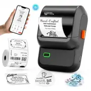 Ponek Label Maker Machine with Tape M100 Bluetooth Label Printer Versatile Ap...