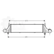 Intercooler Radiator for Mercedes-Benz SLK R170