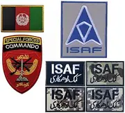 [YOYUMI] Patches Military Patch Afghanistan Special Commando Patch Tactical Morale Patch ISAF