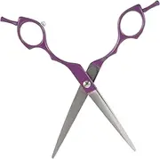 OATIPHO Barber Scissors Hair Cut Men Cutter Barbers Trimming Hairdressers Professional Straight Case Salon Grooming Shear Haircut Scissors Hair Scissors Stainless Steel