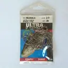 Mustad 38105BLN UltraPoint Ultra Lock Worm Fish Hooks Size 2/0 25 Pack