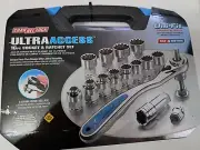 Channel Lock Ultraacces 16pc Socket And Ratchet Set 39100