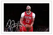ANTHONY DAVIS NEW ORLEANS PELICANS AUTOGRAPH SIGNED PHOTO PRINT BASKETBALL