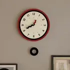 Round Wall Clock Silent Clock 12 inch Simple Wall Hanging Clock for Office