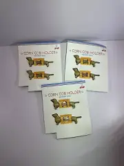 3 Pairs WEINER DOG Corn Cob Holder ✨Target Bullseye