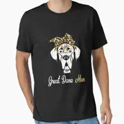 Birthday and Gift-Great Dane Mom Essential T-Shirt Round-necked High-quality