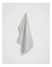 [Fine Day] Smile Tea Towel in Pale Grey