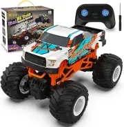 Kidcia RC Monster Truck All Terrain 1:16 Scale Off Road 20Km/h RC Truck, Orange