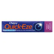 Quick-Eze Chewy Forest Berry Antacid Tablets 8 pack
