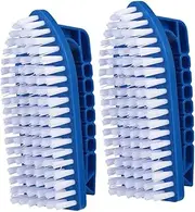 Totority 2Pcs Heavy Duty Multi Purpose Scrub Brush for Swimming Pool Comfortable Non Slip Handle for Cleaning Tiles Walls Floors and Grout Efficient Pool Cleaning Tool