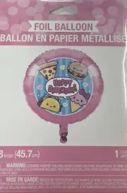 Junk Food Fun, Foil Balloon 18in