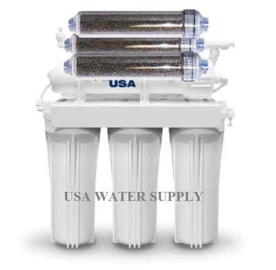 AQUARIUM RO+DI REVERSE OSMOSIS 100 GPD REEF SYSTEM **7 Stages 100GPD 0ppm