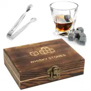 Whiskey Rocks Ice Stone Cubes Reusebale Drink Cooler Whisky Scotch 9Pcs ko,♧