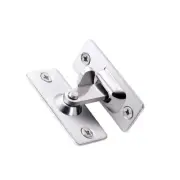 Stainless Steel 90 Degree Right Angle Buckle Door Lock Bolt Sliding Door for Lat