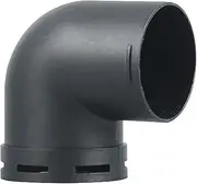 Elbow Duct Connector, 2.36/3-Inch Car Heater Warm Air Ducting Pipe Elbow Outlet Connector, Ducting Pipe Outlet Connector for Car Parking Heater