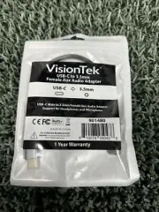 VisionTek USB-C to 3.5mm Aux Audio Adapter M/F 901480 (#83)