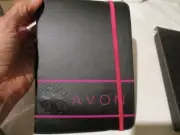 AVON Black Refillable Avon Journal It Features the Iconic 4 C's w/Pocket 2014